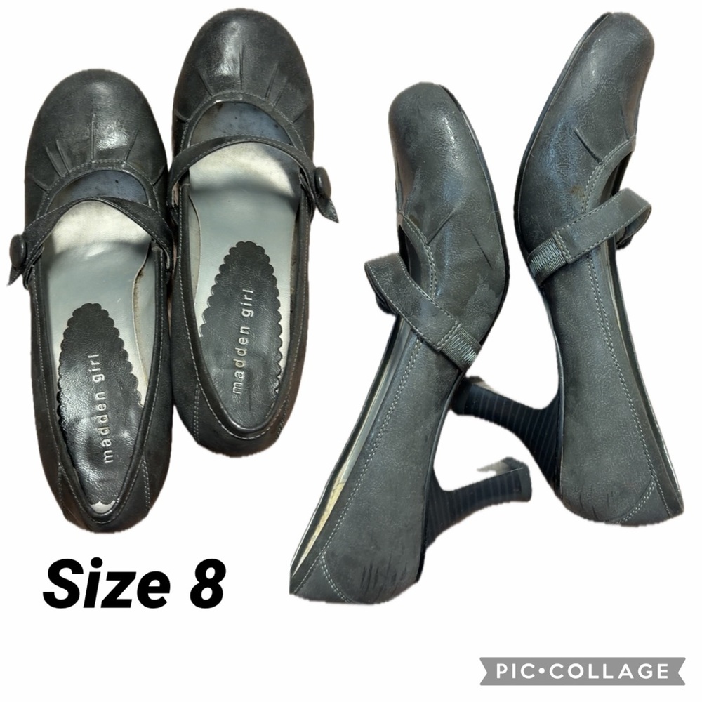 Madden Girl Gray Heels